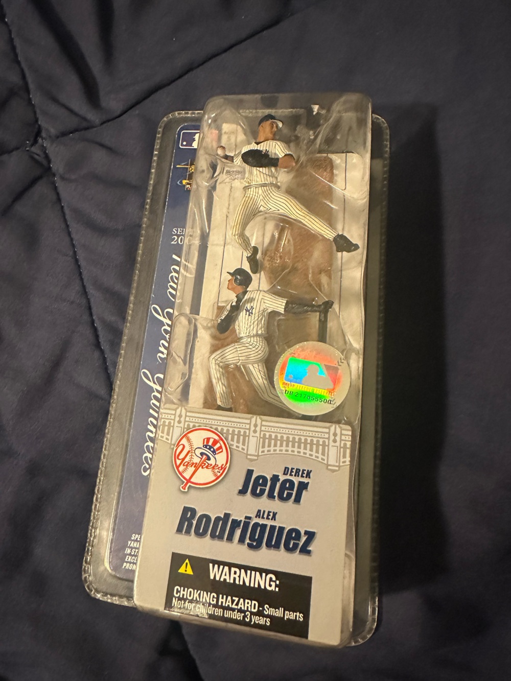 Alex Rodriguez and Derek Jeter Yankee stadium rare sga mcfarlane figures